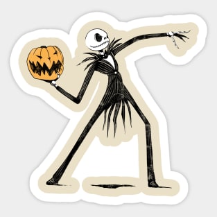 Pumpkin Thrower Sticker